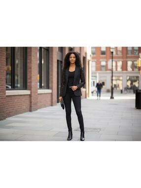 INC International Concepts Black Lace Women's Blazer Size L